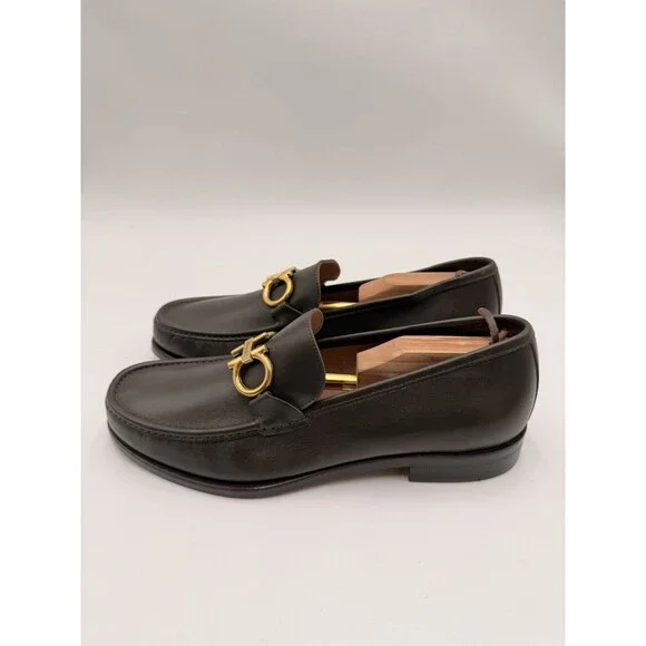 Salvatore Ferragamo Rolo moccasin loafers reversible Gancini buckle Size 9.5EE - Picture 3 of 7